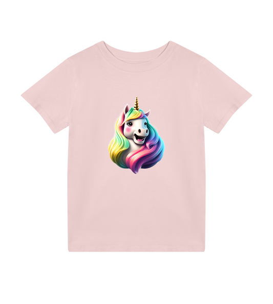 Happy Unicorn Kids T-Shirt – Colorful & Comfy for Boys and Girls